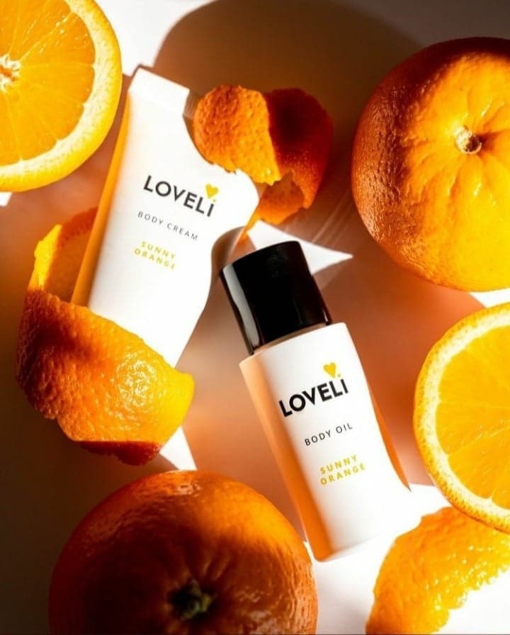 Neu bei Loveli:  Körperpflege mit dem Duft  „Sunny Orange“