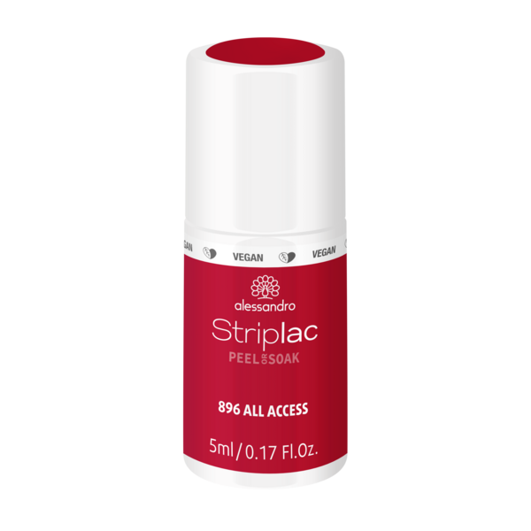Alessandro Striplac All Access-896 – roter Nagellack 5 ml