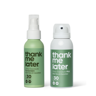 Zonnebrand SPF 30 Aloevera & Cucumber DUO - Creme en mist