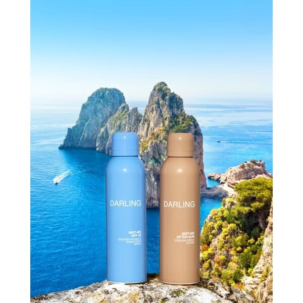 Darling suncare Mist-Me Mist-Me DUO LSF 50 + kühlende After-Sun-Pflege 2 x 150 ml  Vorteilsset – LSF 50 – After-Sun-Pflege, Urlaubsset