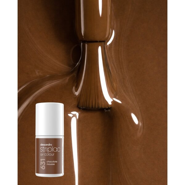 Alessandro Striplac Chocolate Mousse 631 - 6.5mlbruine nagellak