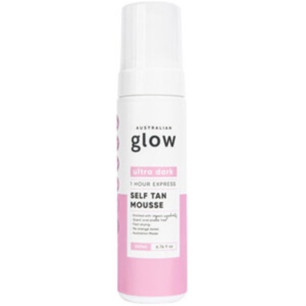 Australian Glow Self Tanning Mousse Ultra Dark 200ml -selftanning-zelfbruiner