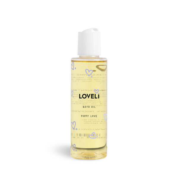 Loveli Körperöl Poppy Love 150ml - Nährende und straffende Körperpflege für Babys und Schwangere 200ml - Kopie