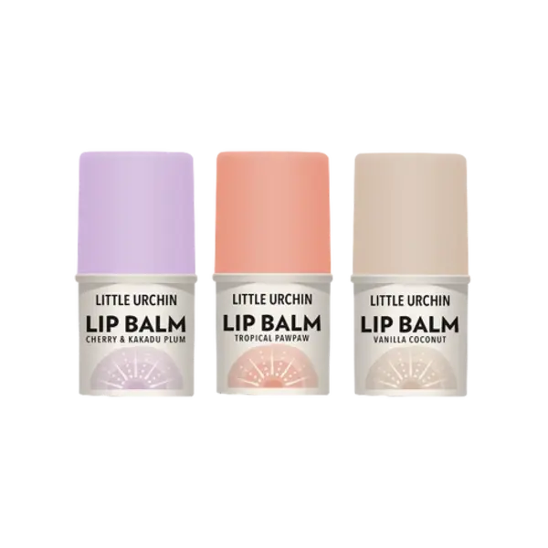 Little Urcrin Natural Lipbalm stick Trio- lippenbalsem met natuurlijke ingredienten 4gr - Copy