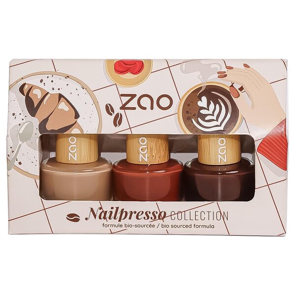 ZAO Skincare & Make-up  Nagellak  Nailpresso collection 3x8ml