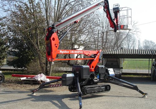 Spinhoogwerker 18 meter 