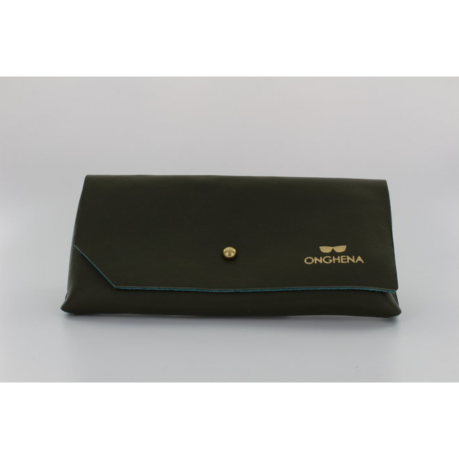 Onghena Lederen Etui - Kaki