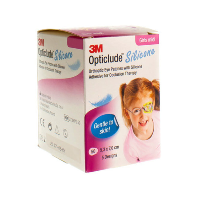 3M Opticlude Silicone - Girls Midi (50)