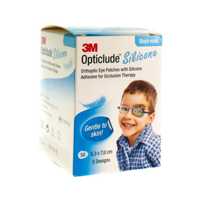 3M Opticlude Silicone - Boys Midi (50)