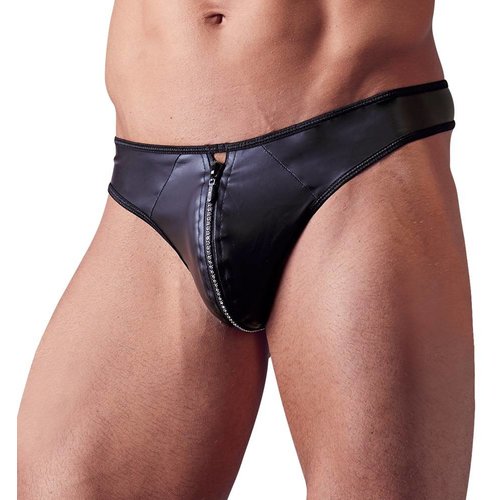 Svenjoyment Wetlook G-string met rits Svenjoyment Wetlook G-string met rits