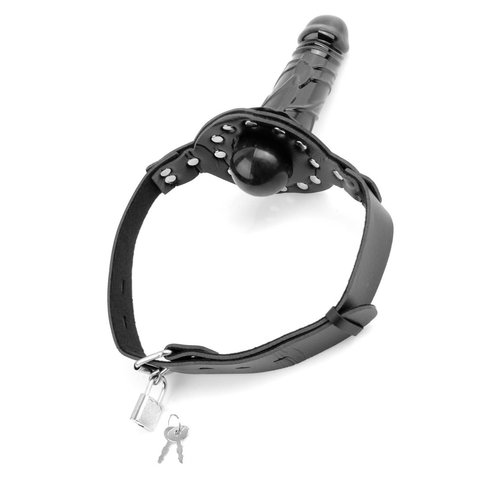 Fetish Fantasy Deluxe Ball Gag with Dildo Fetish Fantasy Deluxe Ball Gag with Dildo