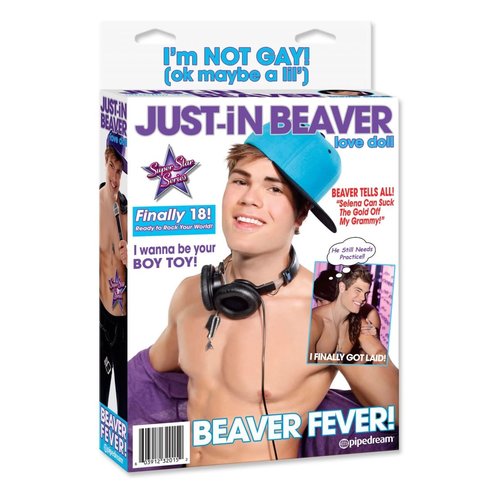 Just In Beaver Love Doll - Opblaaspop Just In Beaver Love Doll - Opblaaspop