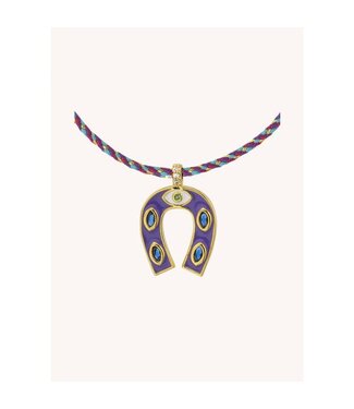 purple mini horseshoe