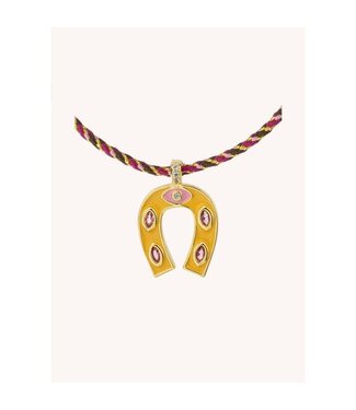 Orange mini horseshoe