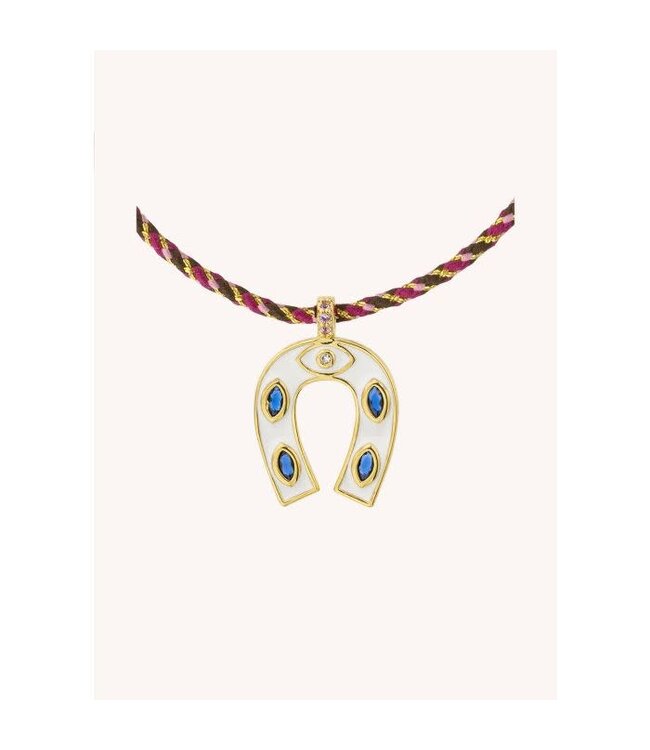 white mini horseshoe