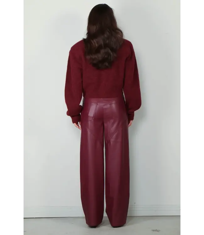 rotate knit puff sleeve cardigan Rotate