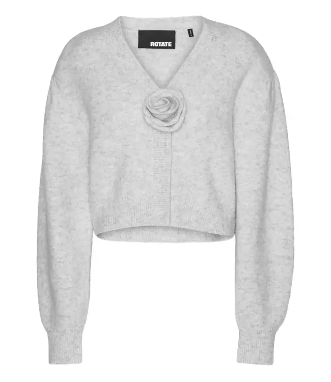 rotate knit puff sleeve cardigan Rotate