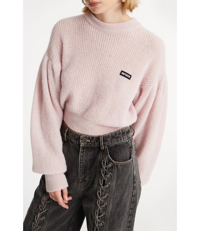 rotate denim laced leg pant Rotate