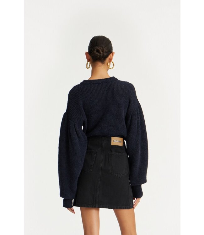 rotate knit puff crewneck Rotate