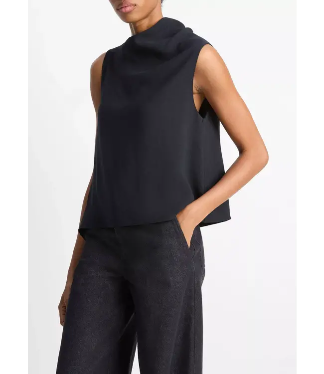 Vince assymetrical draped top Vince