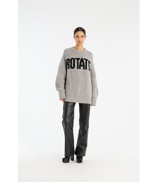 rotate knit logo sweater rotate