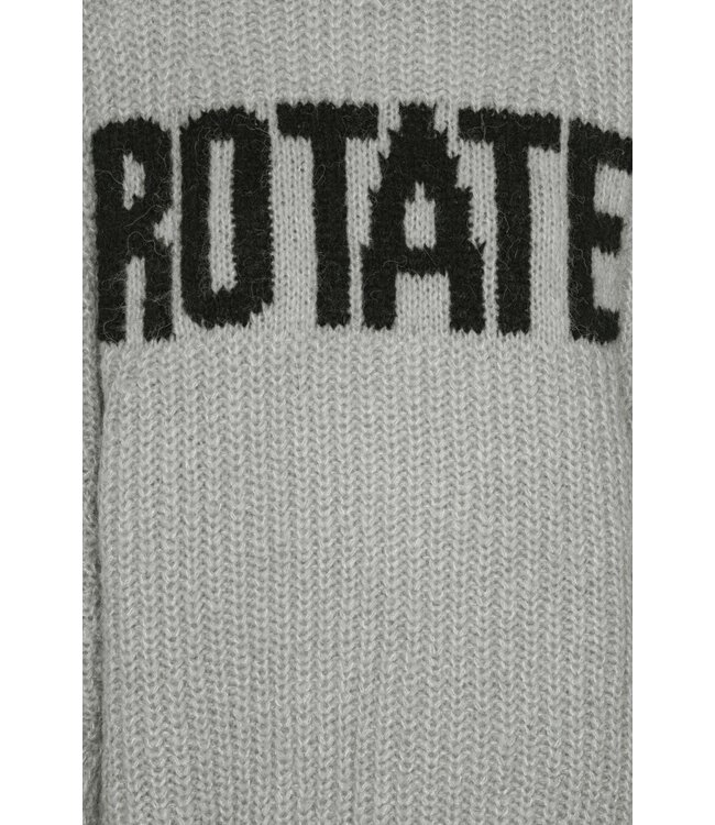 rotate knit logo sweater rotate