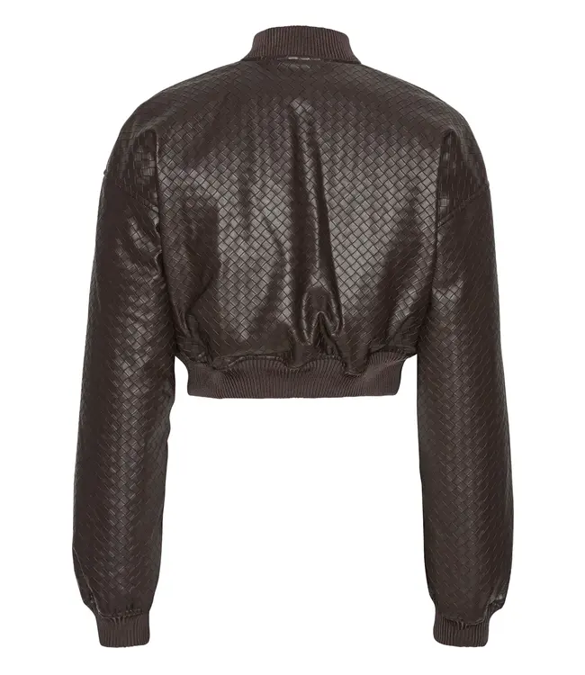 rotate cropped puff jacket rotate