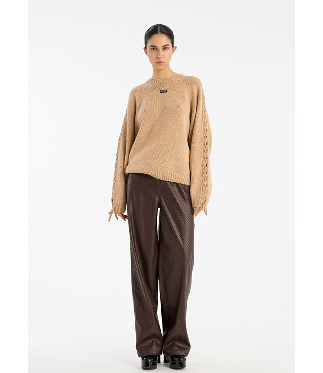 rotate knit lacing jumper rotate