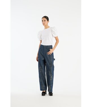 rotate denim boyfriend jeans rotate