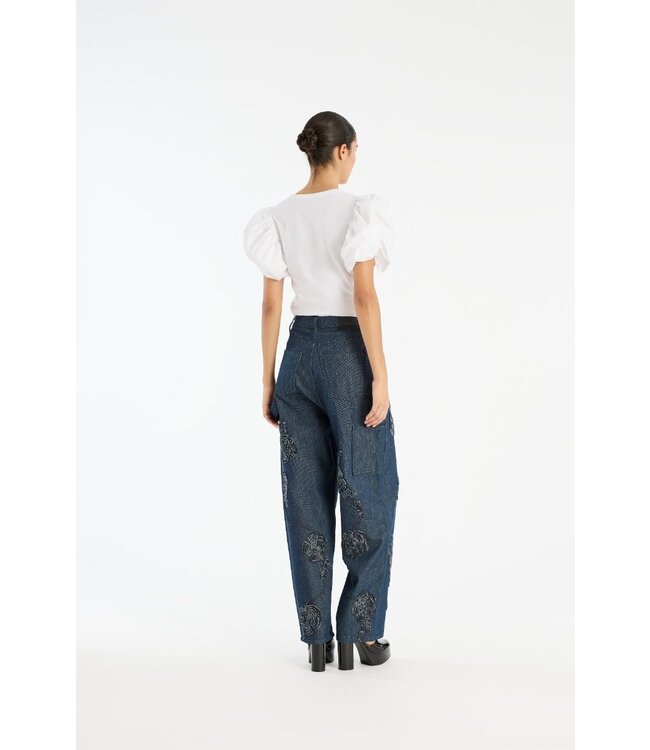 rotate denim boyfriend jeans rotate