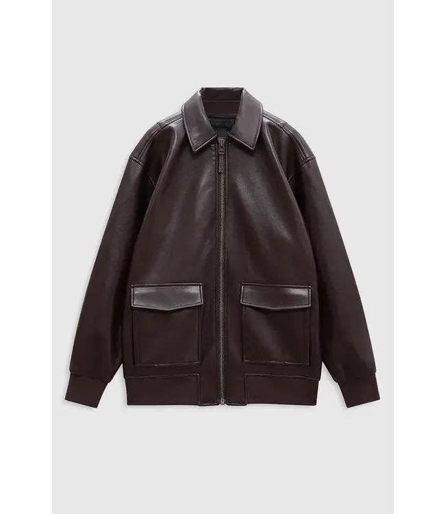 Anine Bing KELANIE RECYCLED LEATHER JACKET