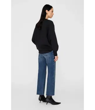 anine bing alto framed monogram sweatshirt