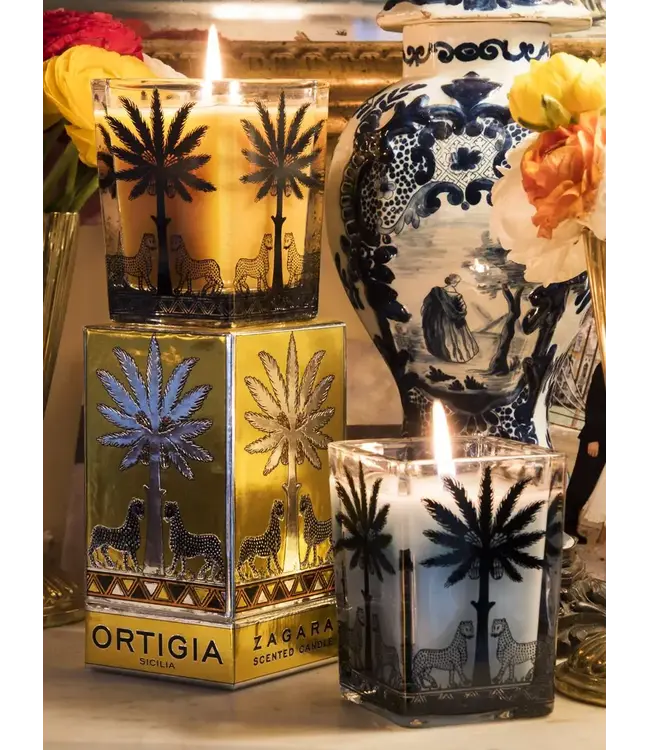 Ortigia Sicilia candle large square