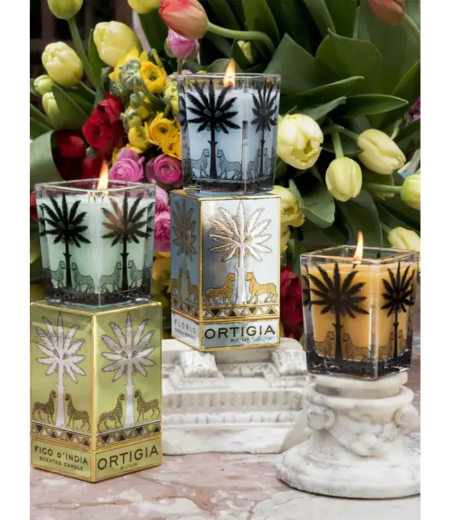 Ortigia Sicilia candle large square