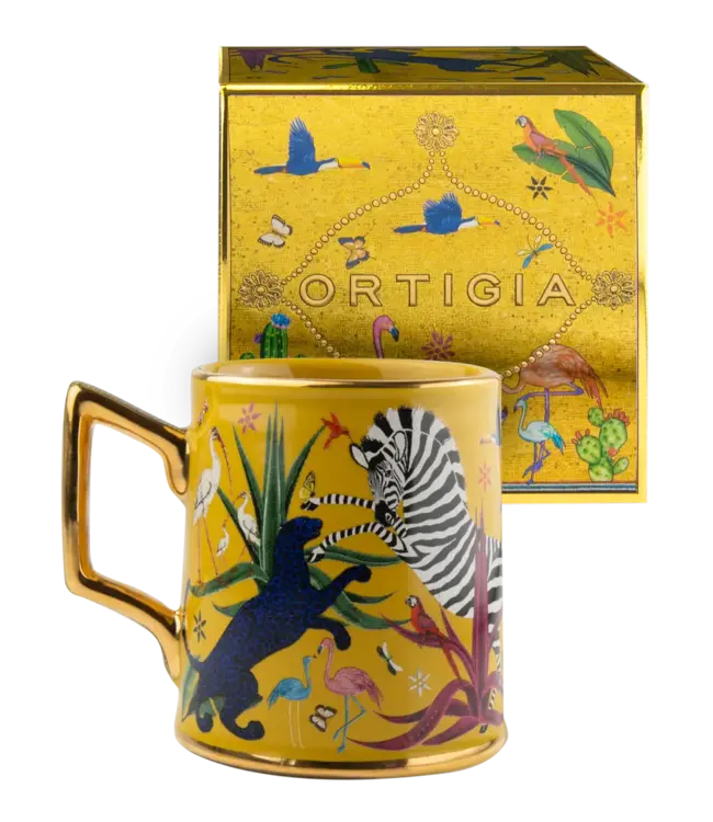 Ortigia Sicilia Ceramic tazza jungle