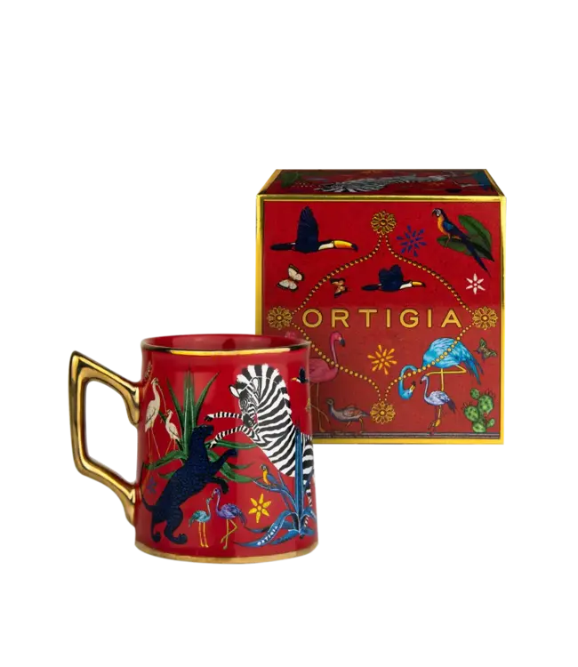 Ortigia Sicilia Ceramic tazzina jungle