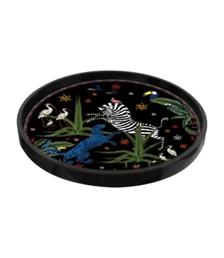 Ortigia Sicilia Round Tray jungle