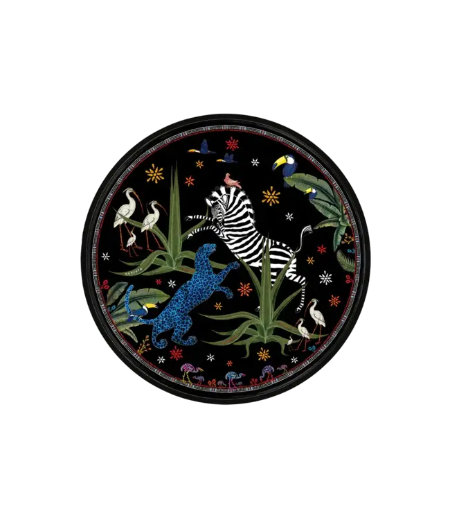 Ortigia Sicilia Round Tray jungle