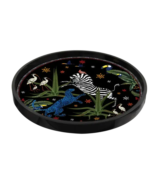 Ortigia Sicilia Round Tray jungle