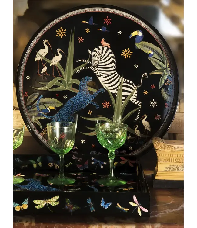 Ortigia Sicilia Round Tray jungle