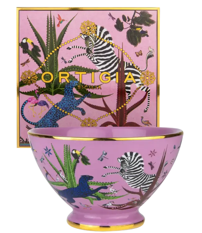 Ortigia Sicilia ceramic bowl jungle
