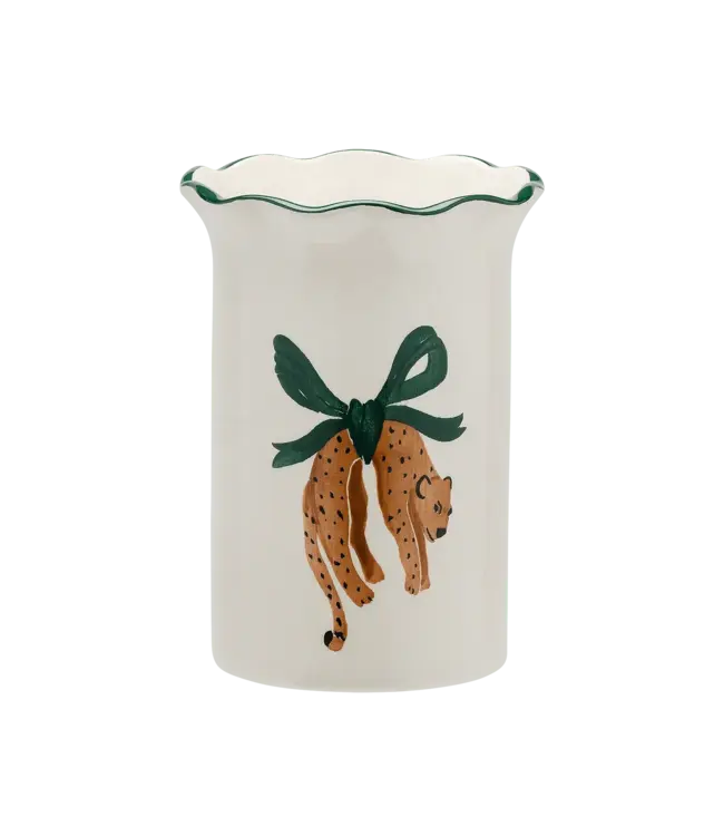 anna + nina Hanging leopard vase