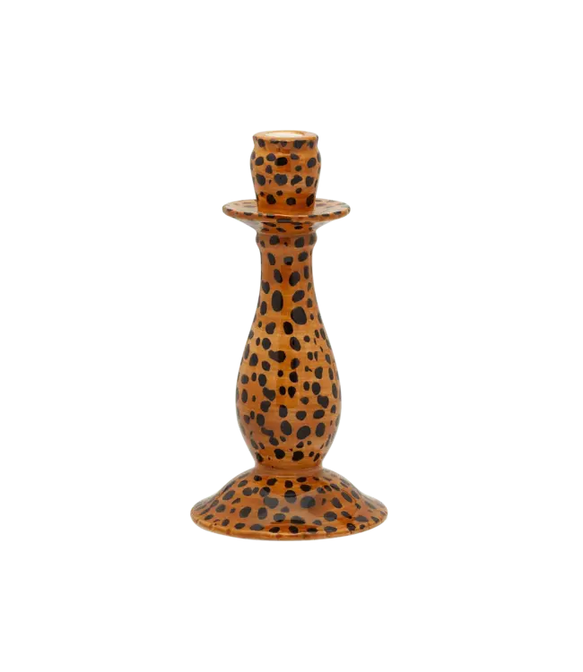 anna + nina Leopard candle holder