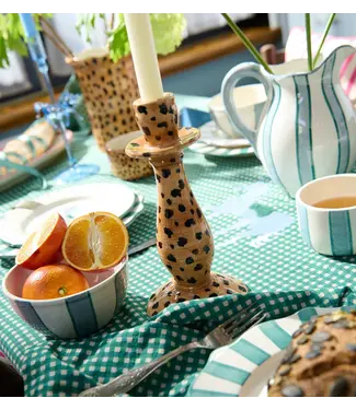 anna + nina Leopard candle holder