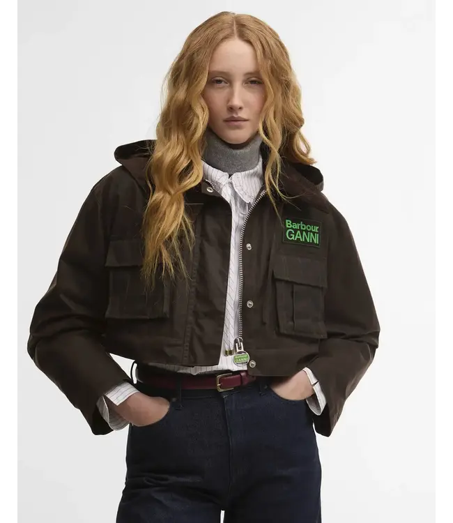 wax coat barbour x ganni LWX1523