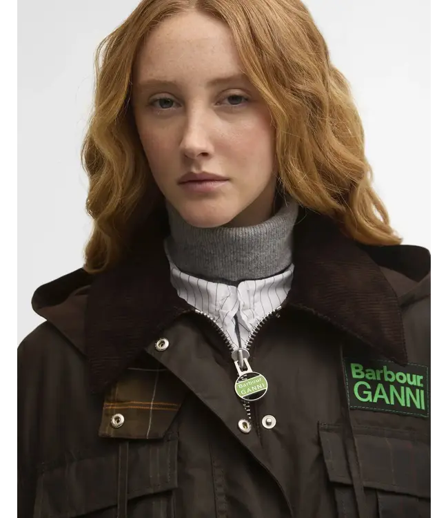 wax coat barbour x ganni LWX1523