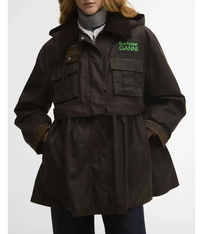 wax coat barbour x ganni LWX1523