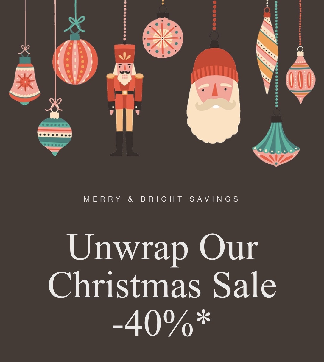 -40% on selected items FW25