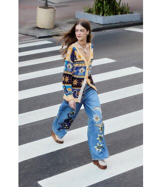 farm rio mistical denim pants Farm Rio