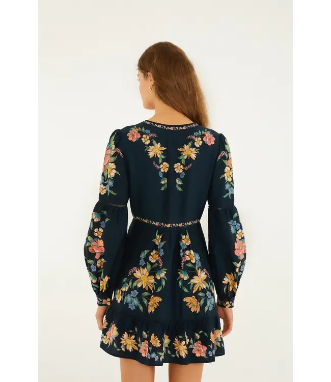 farm rio Maira floral mini dress farm rio